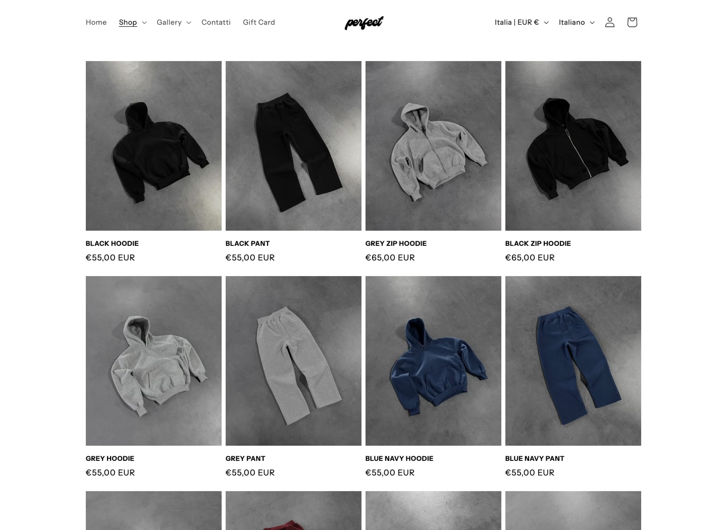 Store PERFECT: la collezione Tracksuits con felpe e pantaloni coordinati